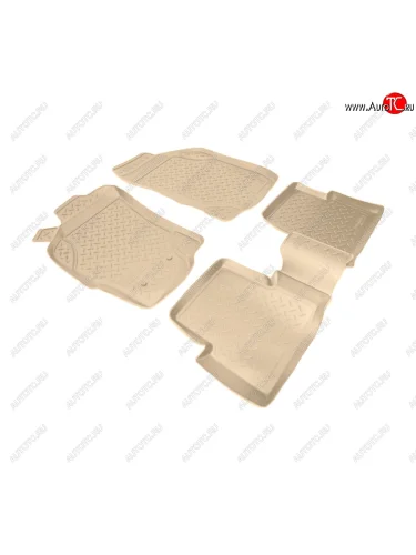 Коврики салона Norplast Unidec (Цвет: бежевый) Fiat Albea 170 седан (2002-2012)