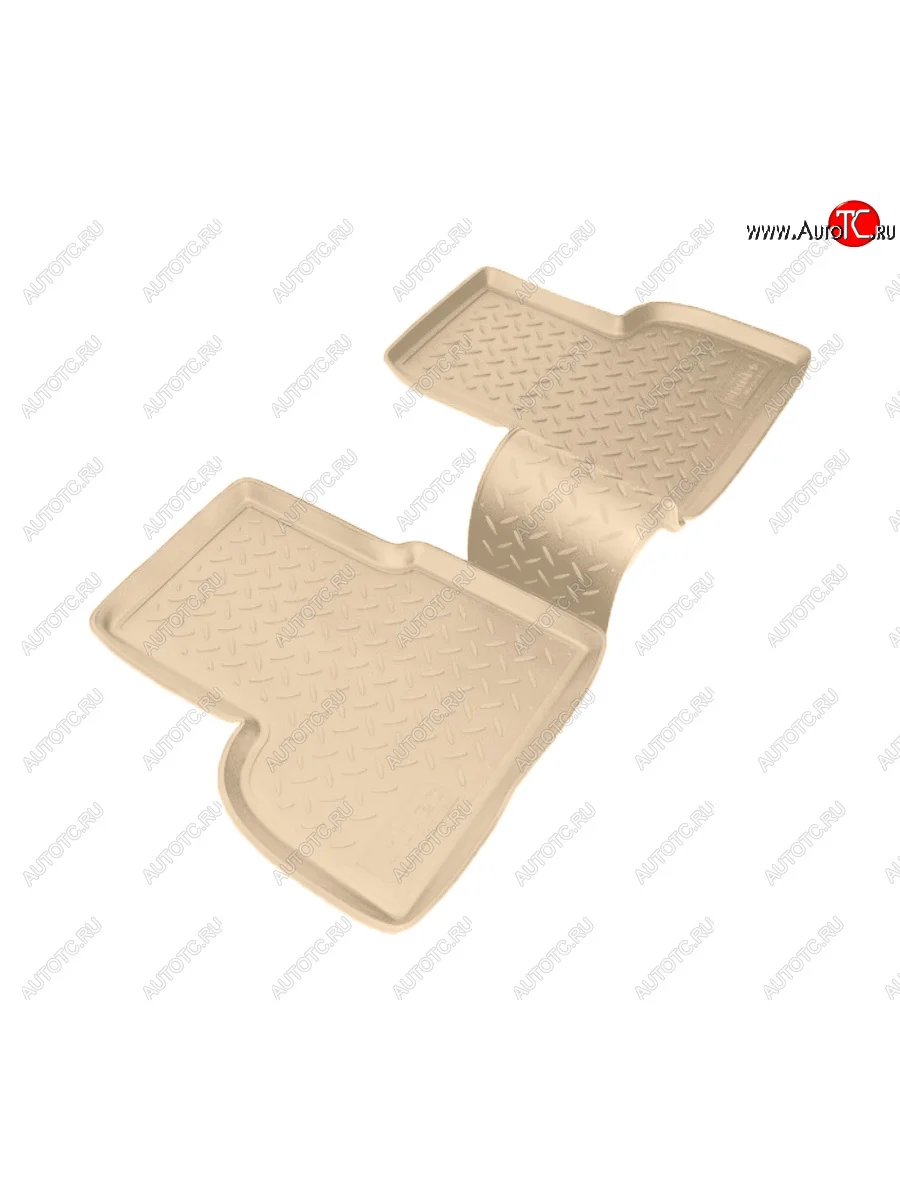Коврики салона Norplast Unidec (задние) Fiat Doblo 223 дорестайлинг (2000-2005) (Цвет: бежевый)  с доставкой в г. Керчь
