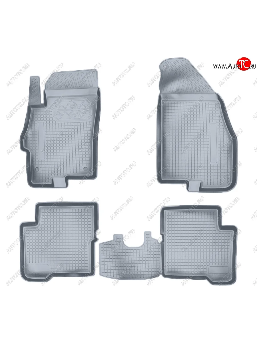 Коврики салона Norplast Unidec Fiat Linea (2007-2016) (Цвет: серый)  в Керчи Республика Крым