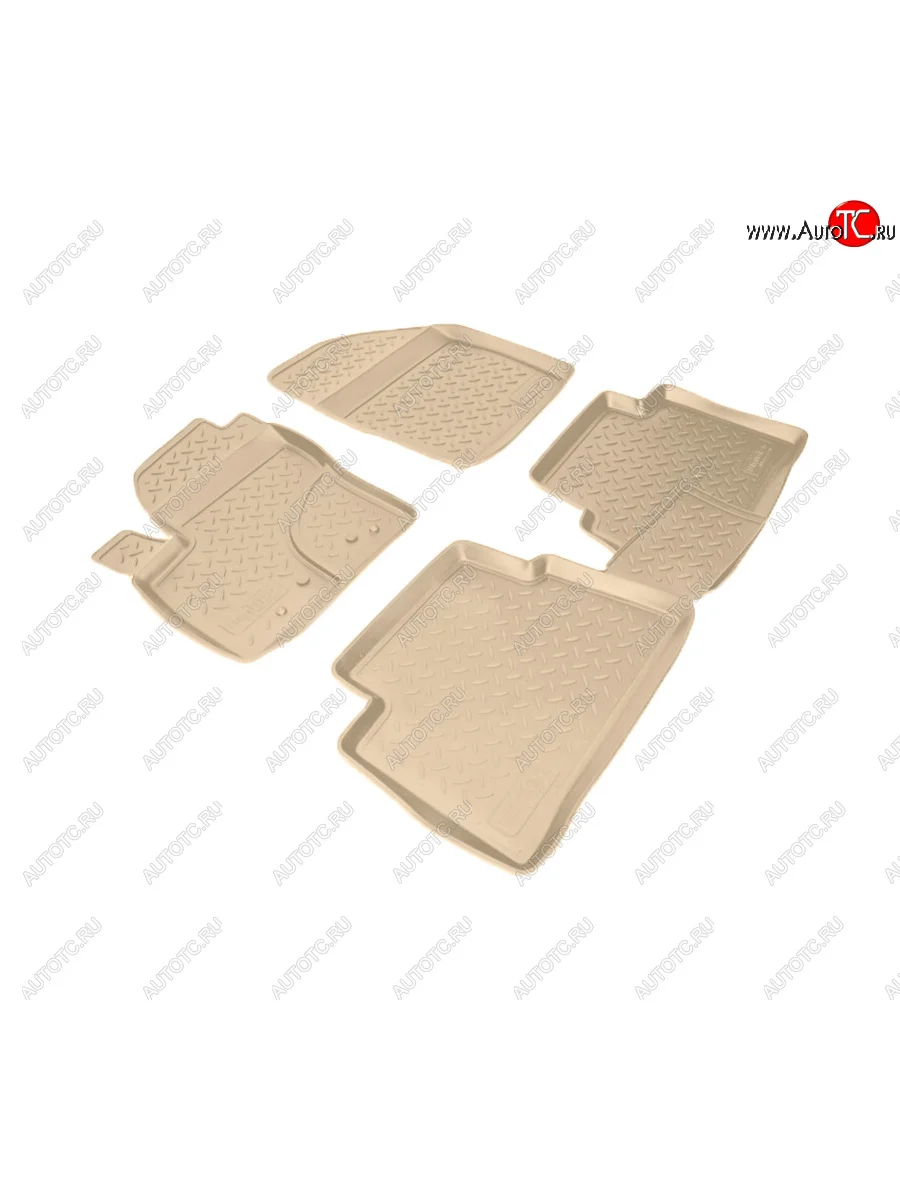 Коврики салона Norplast Unidec Ford C-max Mk1 доресталинг (2003-2007) (Цвет: бежевый)  с доставкой в г. Керчь