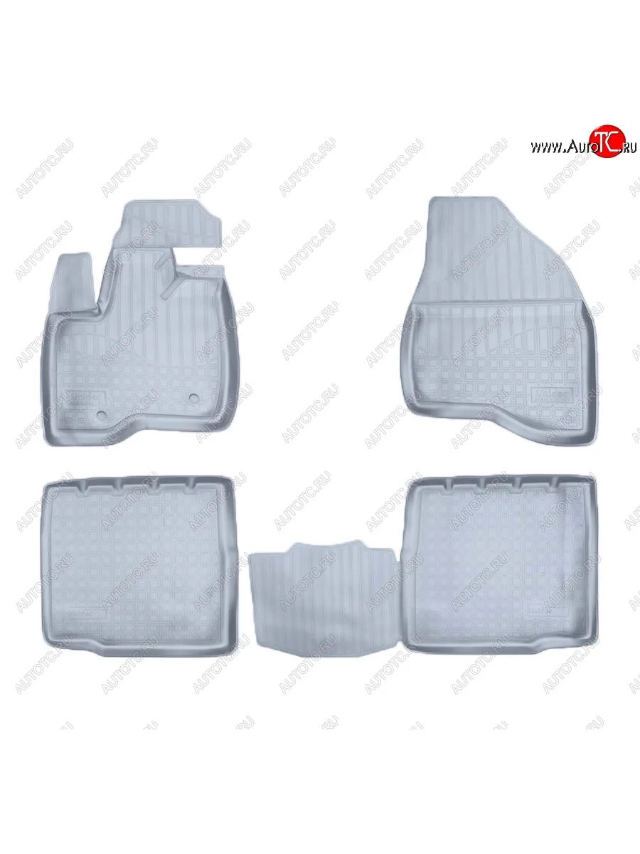 Коврики салона Norplast Unidec (5 мест) Ford Explorer U502 1-ый рестайлинг, 5 дв. (2015-2018) (Цвет: серый)  в Керчи Республика Крым