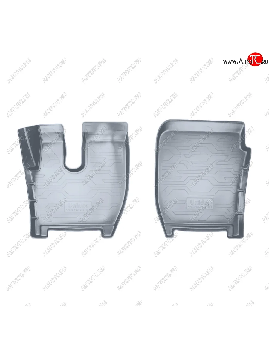 Коврики салона Norplast Unidec  Ford F-MAX (2018-2025) шасси (тягач) (Цвет: серый)  в Самаре Самарской области