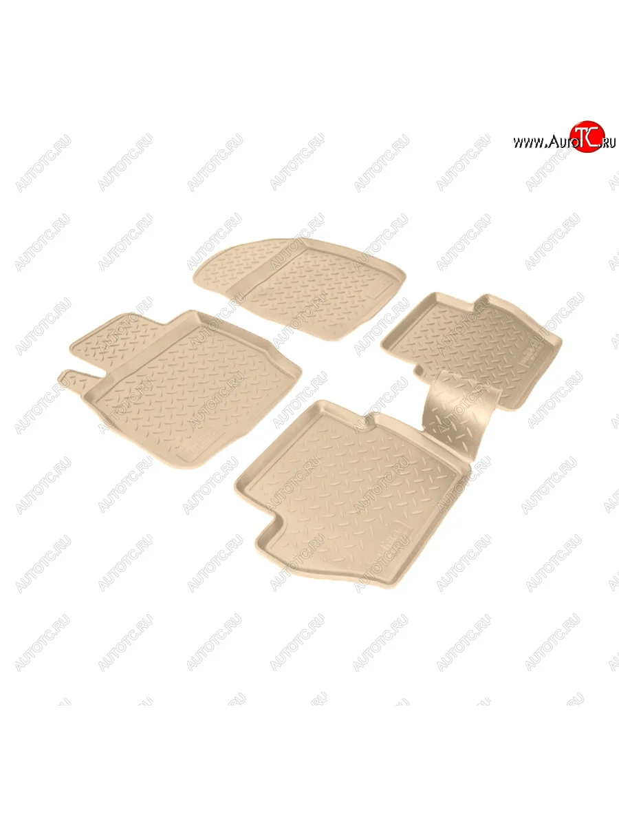 Коврики салона Norplast Unidec Ford Fiesta 6 хэтчбэк 5 дв. дорестайлинг (2008-2012) (Цвет: бежевый)  в Перми Пермском крае