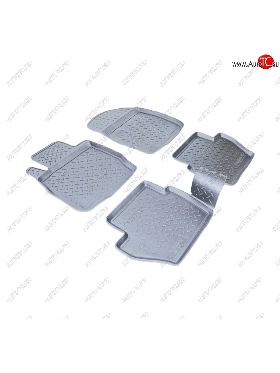 Коврики салона Norplast Unidec Ford Fiesta 6 хэтчбэк 5 дв. дорестайлинг (2008-2012) (Цвет: серый)  с доставкой в г. Керчь