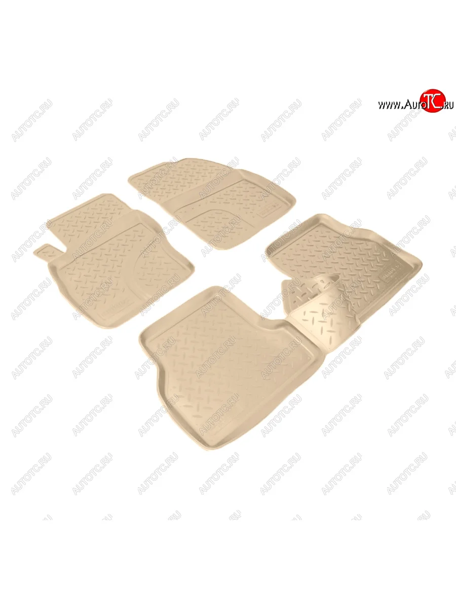 Коврики салона Norplast Unidec Ford Focus 2  седан дорестайлинг (2004-2008) (Цвет: бежевый)  с доставкой в г. Керчь