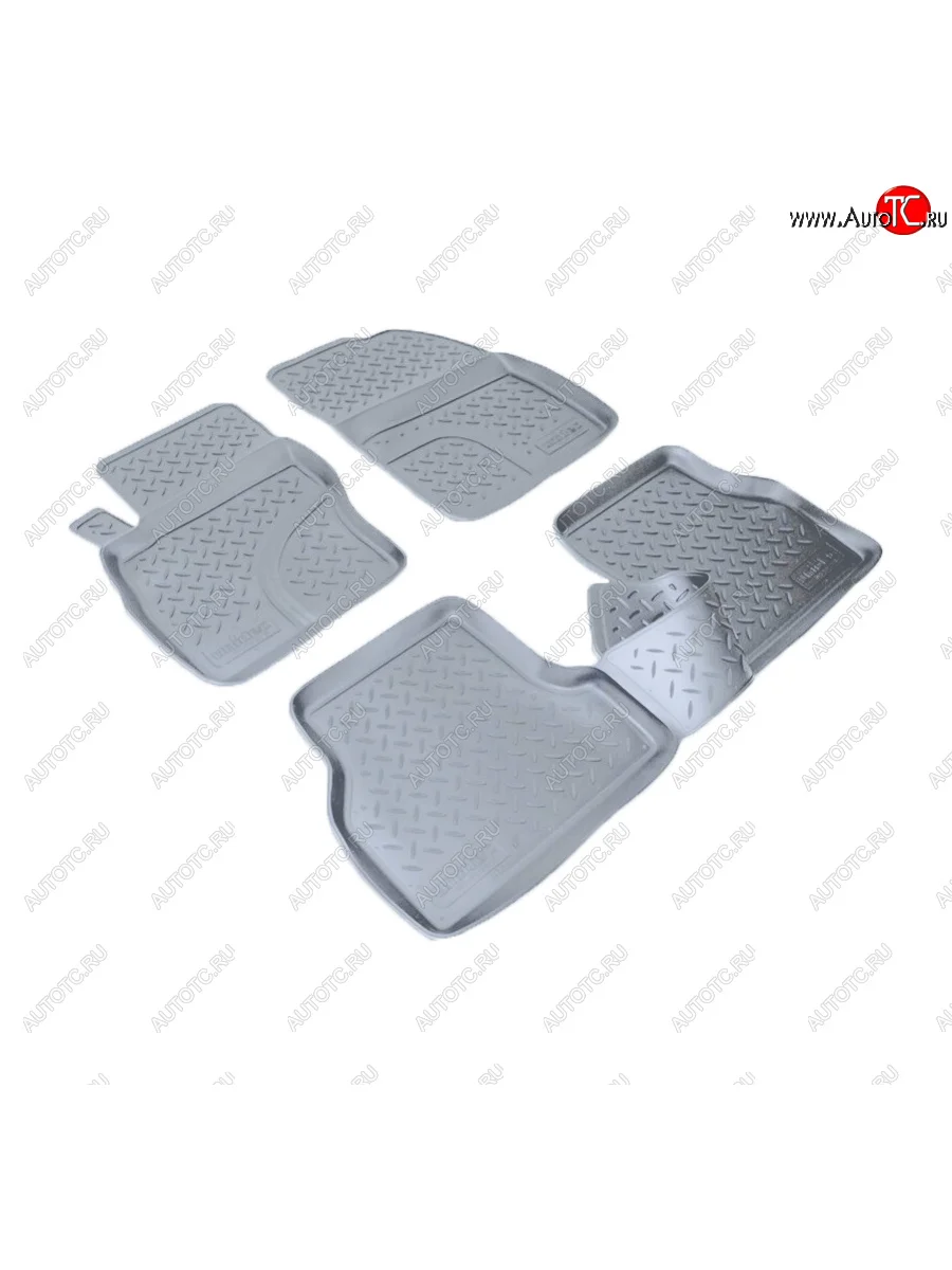 Коврики салона Norplast Unidec Ford Focus 2 хэтчбэк 5 дв. дорестайлинг (2004-2008) (Цвет: серый)  с доставкой в г. Керчь