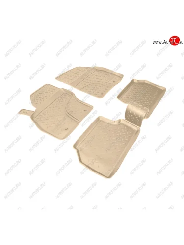 Коврики салона Norplast Unidec (Цвет: бежевый) Ford Focus 2 хэтчбэк 3 дв. рестайлинг (2007-2011)