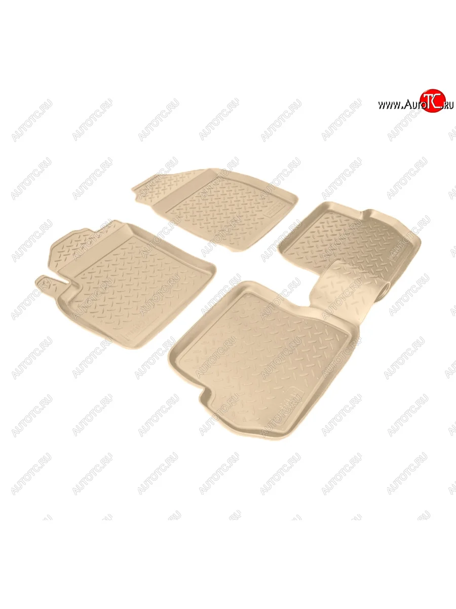 Коврики салона Norplast Unidec Ford Fiesta 5 хэтчбэк 5 дв. дорестайлинг (2001-2005) (Цвет: бежевый)  с доставкой в г. Пермь