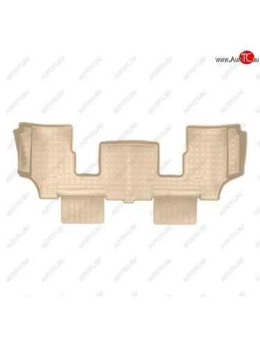 Коврики салона Norplast Unidec (3 ряд) (Цвет: бежевый) Ford Galaxy CK,CD390 дорестайлинг (2014-2019)