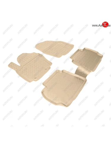 Коврики салона Norplast Unidec (Цвет: бежевый) Ford Mondeo Mk4,BD дорестайлинг, седан (2007-2010)