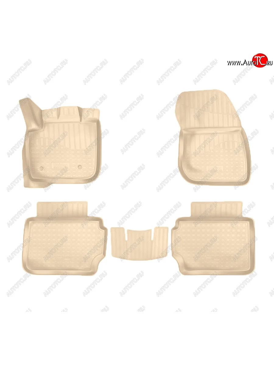 Коврики салона Norplast Unidec Ford Mondeo MK5 CD391 дорестайлинг седан (2014-2018) (Цвет: бежевый)  в Керчи Республика Крым