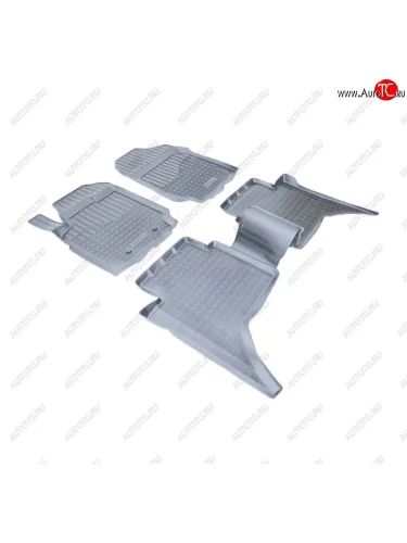 Коврики салона Norplast Unidec (Цвет: серый) Ford Ranger DoubleCab рестайлинг (2015-2021)