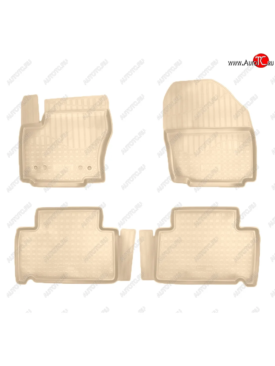 Коврики салона Norplast Unidec Ford S-Max 1 рестайлинг (2010-2015) (Цвет: бежевый)  в Керчи Республика Крым