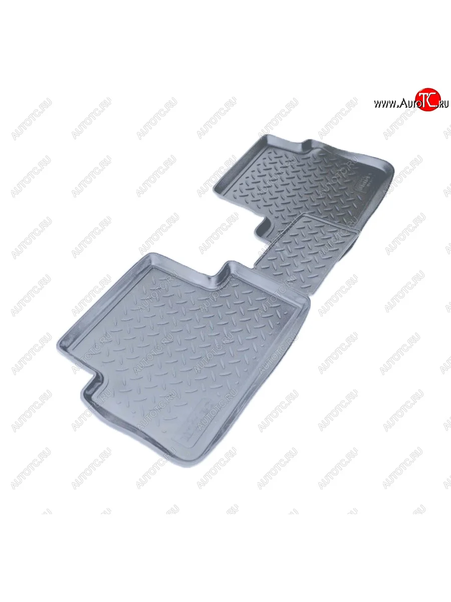 Коврики салона Norplast Unidec (задние) Ford Tourneo Connect 1 1-ый рестайлинг (2007-2009) (Цвет: серый)  с доставкой в г. Пермь