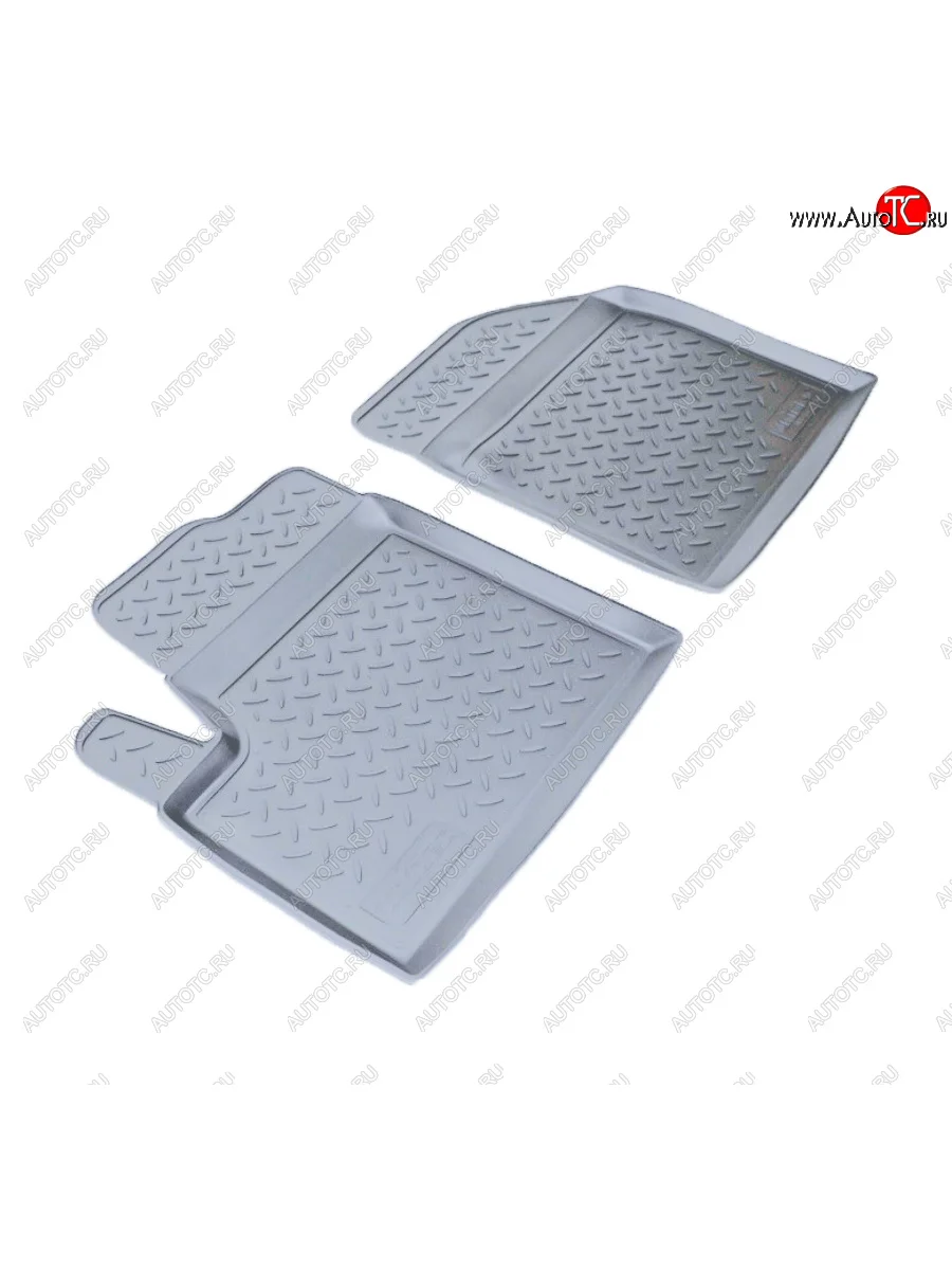 Коврики салона Norplast Unidec (передние) Ford Tourneo Connect 1 1-ый рестайлинг (2007-2009) (Цвет: серый)  с доставкой в г. Пермь