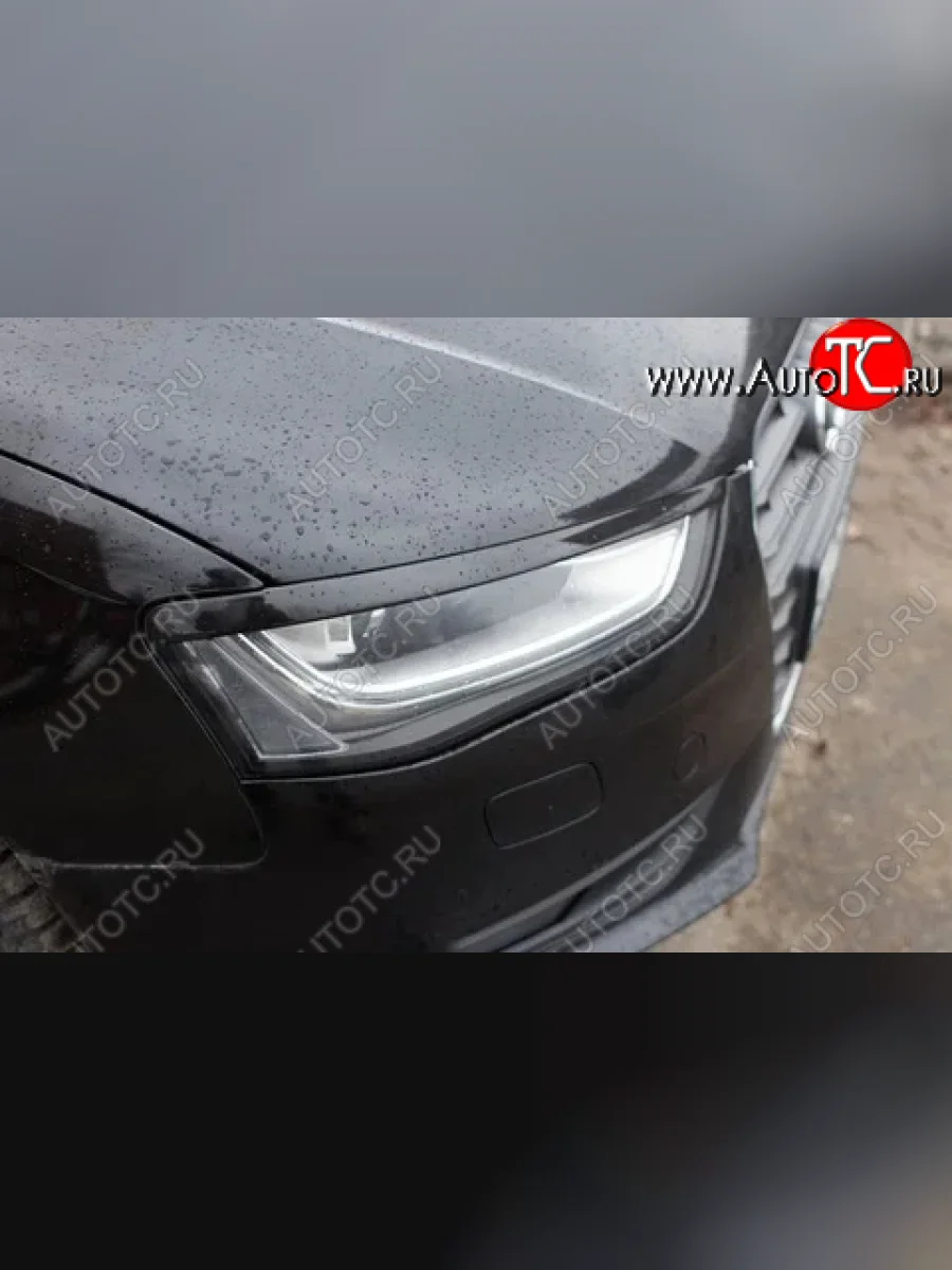 Реснички на фары KURAJ Audi A4 B8 дорестайлинг, седан (2007-2011) (Неокрашенные)  в Перми Пермском крае