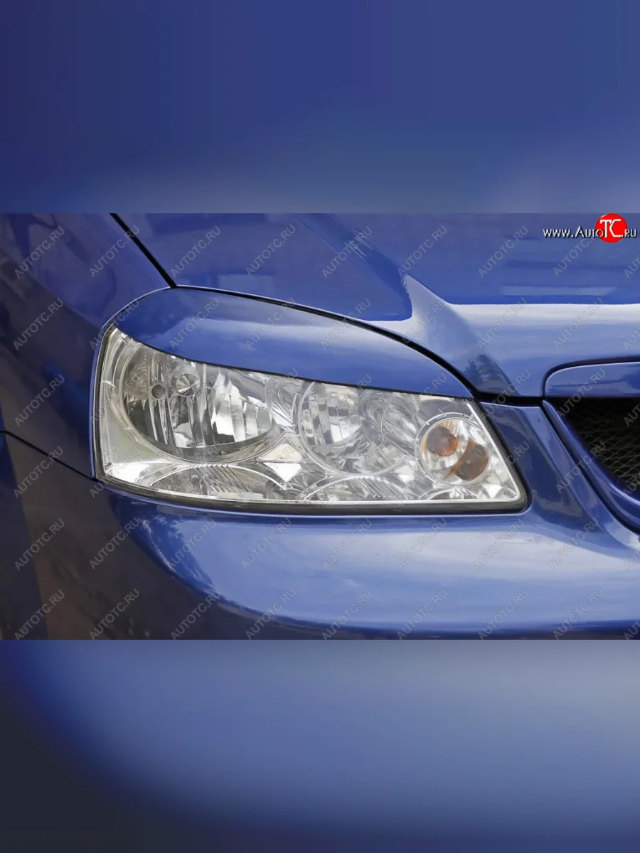 Реснички на фары KURAJ Chevrolet Lacetti седан (2002-2013) (Неокрашенные)  в Керчи Республика Крым