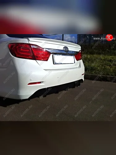 Лип спойлер KURAJ Toyota Camry  XV50 (2011-2014) дорестайлинг