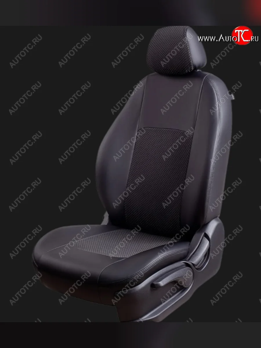 Чехлы для сидений Lord Autofashion Турин (экокожа/жаккард, спинка 40/60, 2 П- и 1 Г-образных подголовника) Hyundai Sonata EF рестайлинг ТагАЗ (2001-2013) (Черный, вставка жаккард Черный Эльбрус)  в Перми Пермском крае