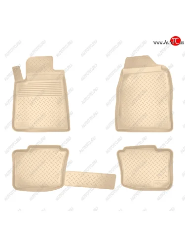 Коврики салона Norplast Unidec (Цвет: бежевый) ГАЗ Волга Сайбер (2008-2010)