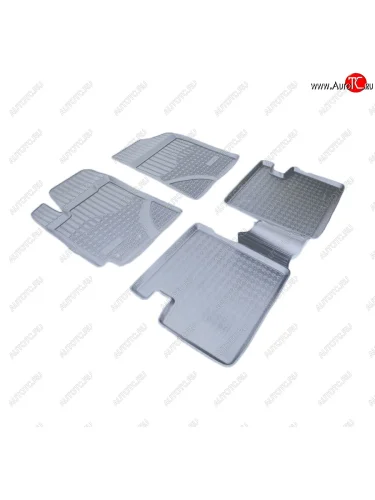 Коврики салона Norplast Unidec (Цвет: серый) Geely Emgrand EC7 седан 1-ый рестайлинг (2016-2018)