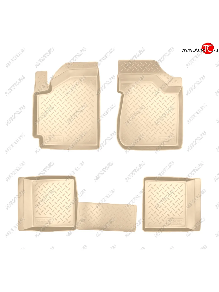 Коврики салона Norplast Unidec Geely Otaka (2006-2009) (Цвет: бежевый)  в Керчи Республика Крым