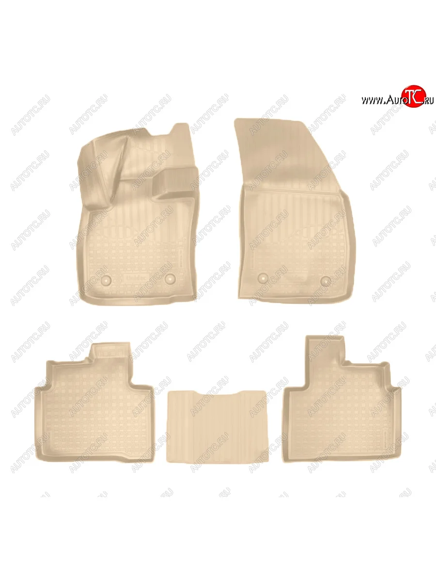 Коврики салона Norplast Unidec Geely Tugella FY11,HPBA4 рестайлинг (2022-2025) (Цвет: бежевый)  в Керчи Республика Крым