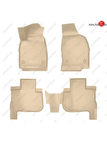 Коврики салона Norplast Unidec (Цвет: бежевый) Great Wall Wingle 7 пикап (2018-2023)