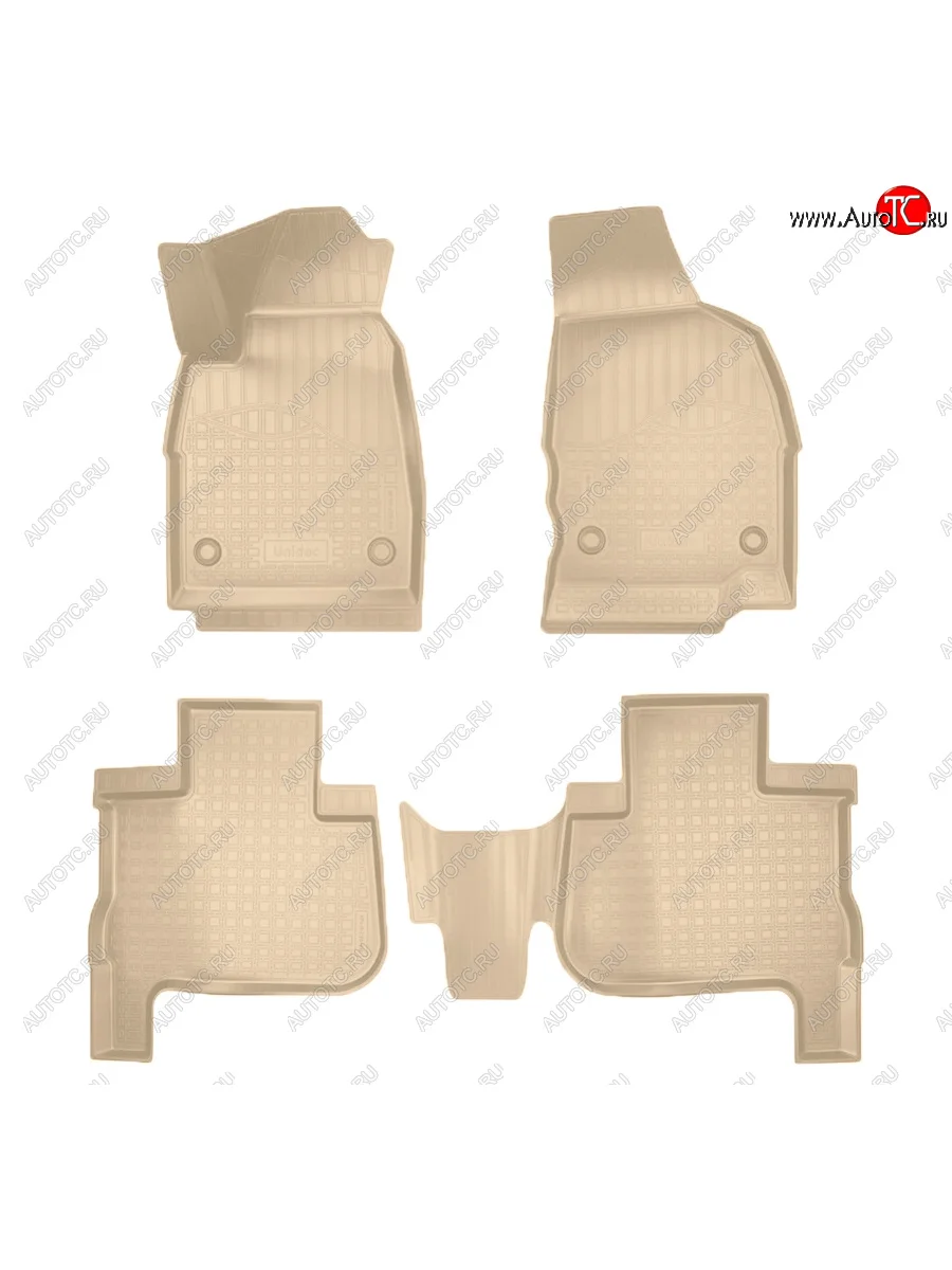 Коврики салона Norplast Unidec Great Wall Wingle 7 пикап (2018-2023) (Цвет: бежевый)  в Керчи Республика Крым