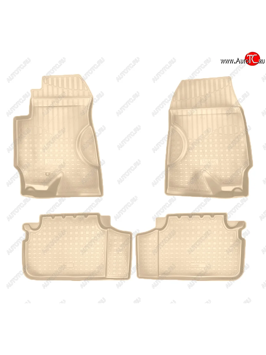 Коврики салона Norplast Unidec Haima 7 S3 (2013-2016) (Цвет: бежевый)  в Керчи Республика Крым