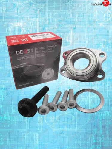 Ступицы заднего колеса Deqst (с подшипником). Audi A8 D4 рестайлинг, седан (2013-2018)