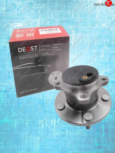 Ступицы заднего колеса Deqst (с подшипником). Mazda 3/Axela BK дорестайлинг, хэтчбэк (2003-2006)