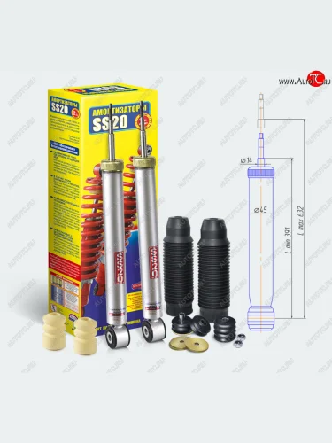 Амортизаторы задние усиленные SS20 (Комфорт-Оптима) Renault Sandero ( (BS),  (B8)) (2009-2025) дорестайлинг, рестайлинг