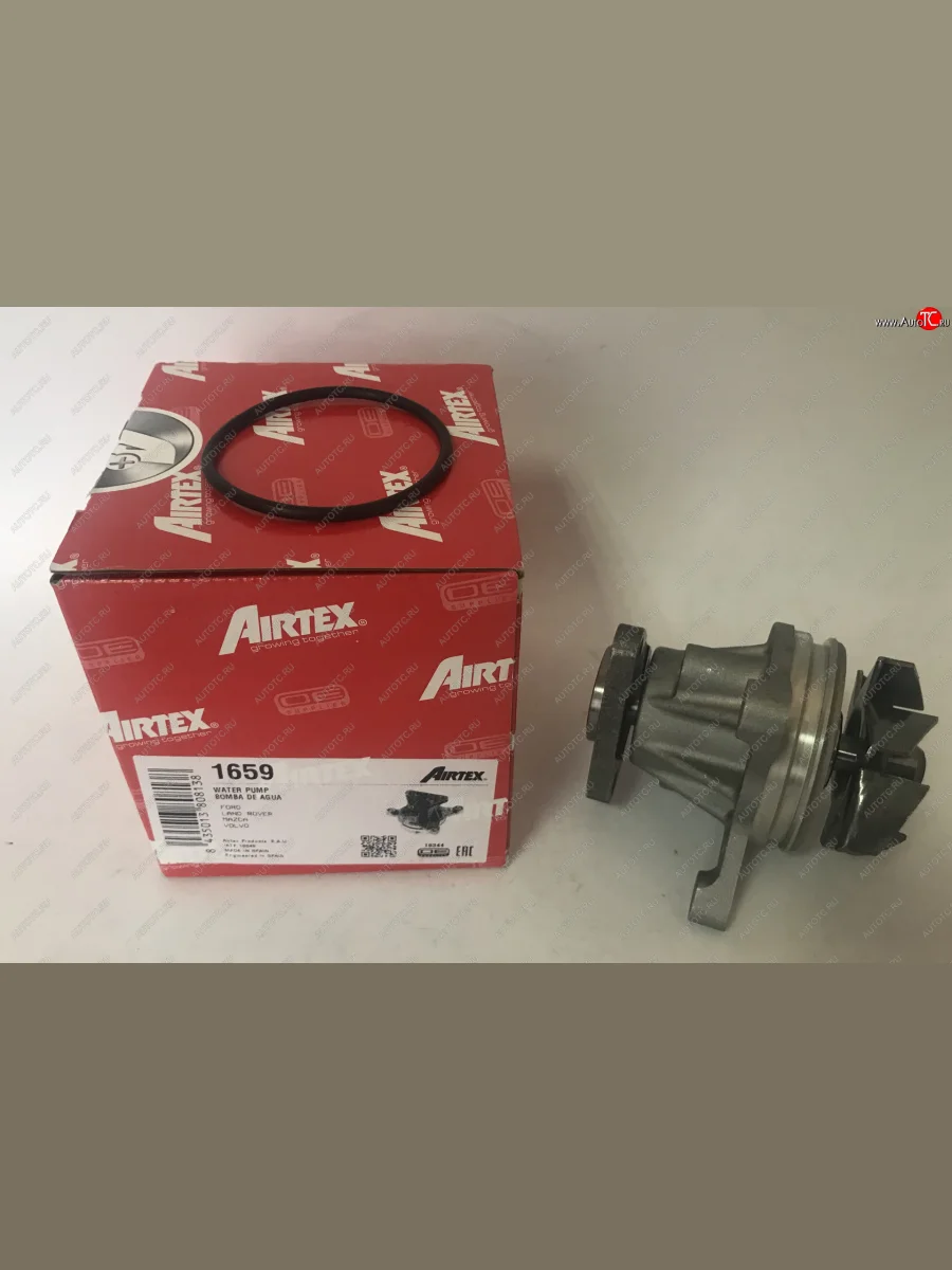 Водяной насос (помпа) AIRTEX Mazda 6 GH дорестайлинг универсал (2007-2010)  с доставкой в г. Керчь