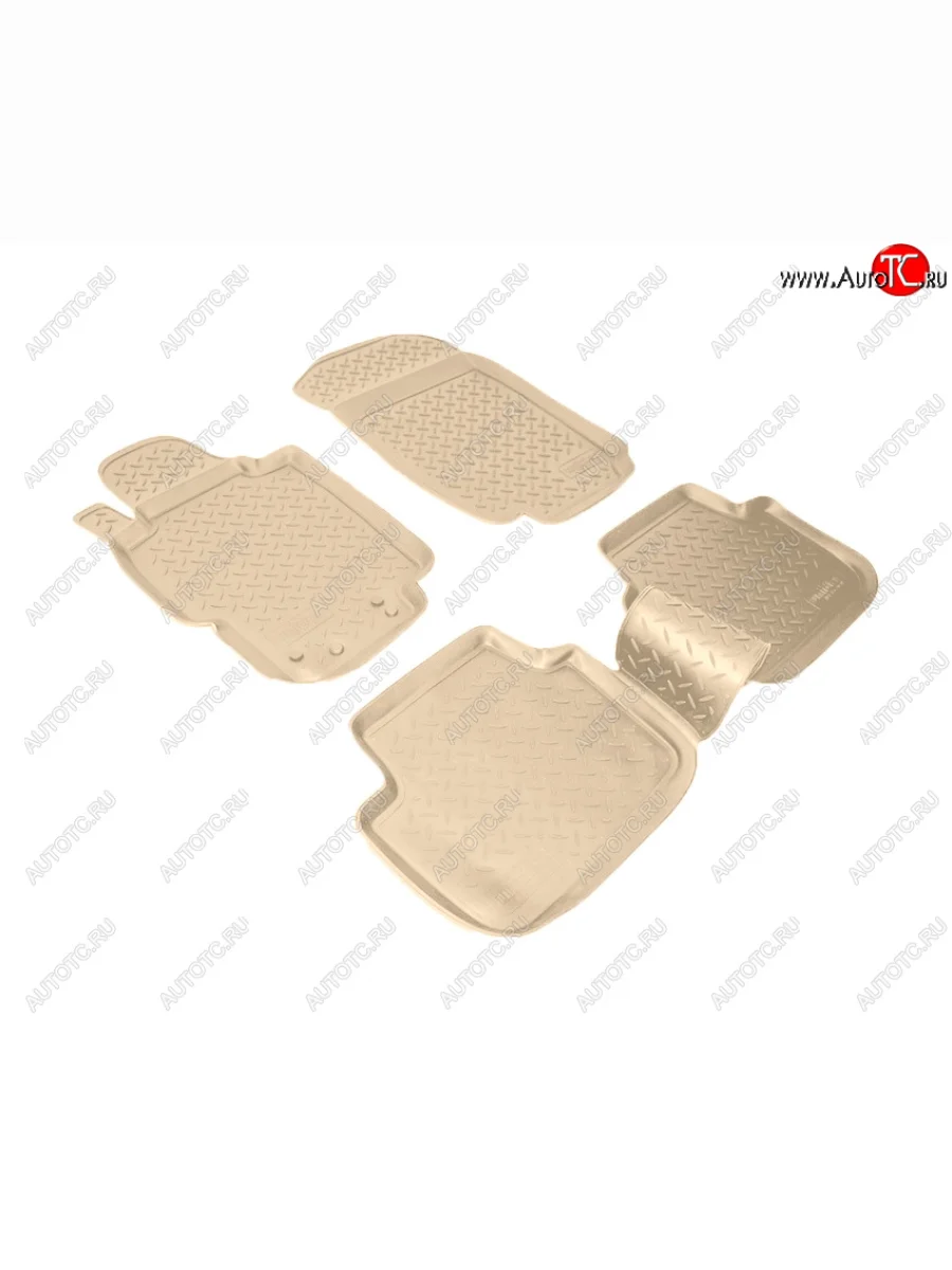 Коврики салона Norplast Unidec Honda Accord 7 CL седан дорестайлинг (2002-2005) (Цвет: бежевый)  в Керчи Республика Крым