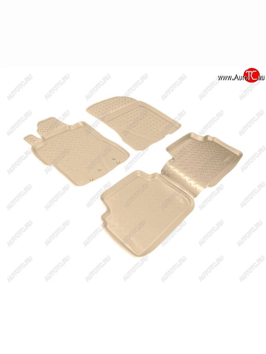 Коврики салона Norplast Unidec Honda Civic FD седан дорестайлинг (2005-2008) (Цвет: бежевый)  в Самаре Самарской области
