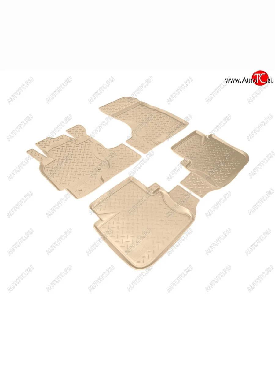 Коврики салона Norplast Unidec (АКПП) Honda CR-V RD1,RD2,RD3  дорестайлинг (1995-1998) (Цвет: бежевый)  в Перми Пермском крае