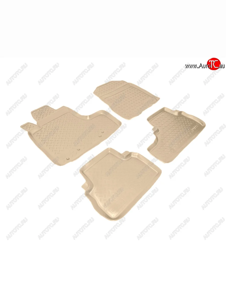 Коврики салона Norplast Unidec Honda CR-V RE1,RE2,RE3,RE4,RE5,RE7 дорестайлинг (2007-2010) (Цвет: бежевый)  с доставкой в г. Пермь