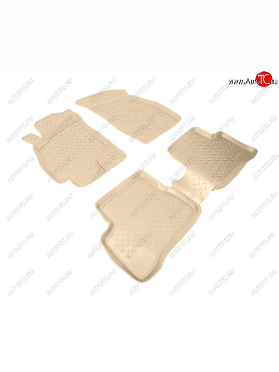 Коврики салона Norplast Unidec Hyundai Accent 2 LC седан дорестайлинг (ТагАЗ) (1999-2012) (Цвет: бежевый)  в Керчи Республика Крым
