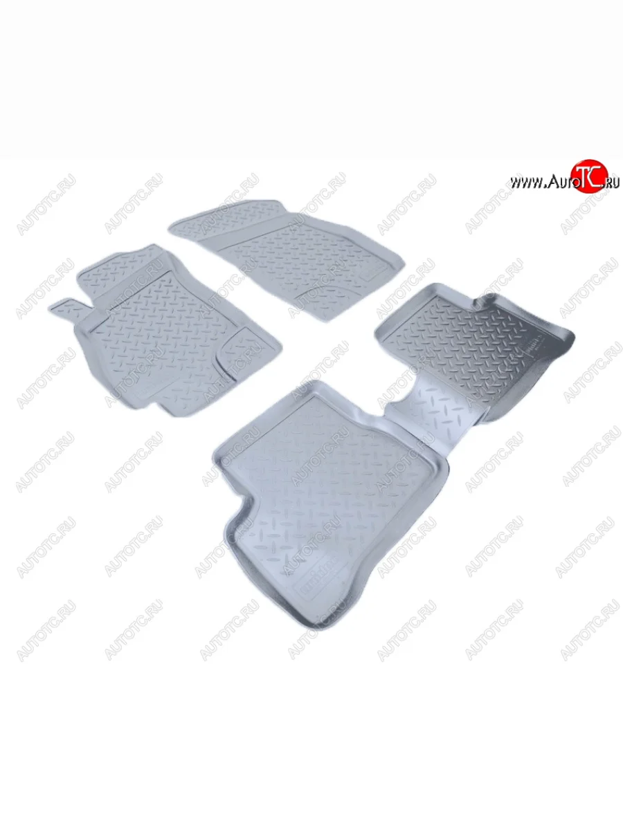 Коврики салона Norplast Unidec Hyundai Accent 2 LC седан дорестайлинг (ТагАЗ) (1999-2012) (Цвет: серый)  в Керчи Республика Крым