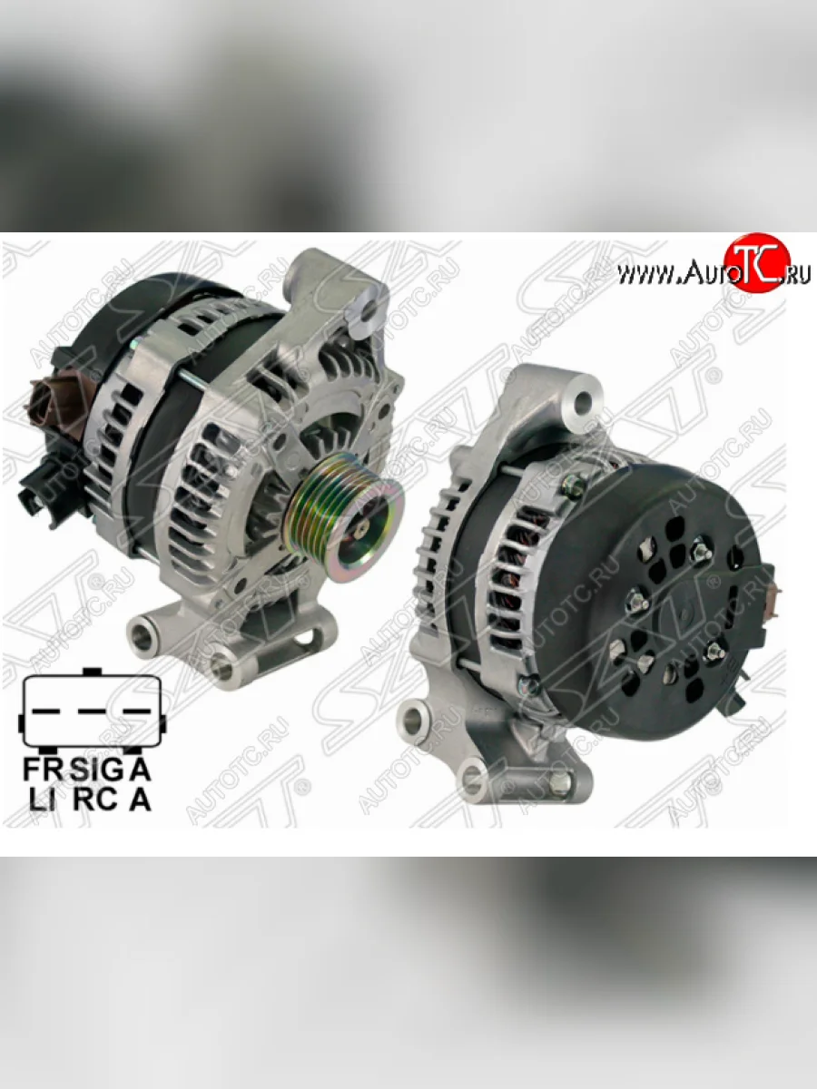 Генератор SAT (14V/120A) Ford Focus 2 хэтчбэк 3 дв. дорестайлинг (2004-2007)  с доставкой в г. Керчь