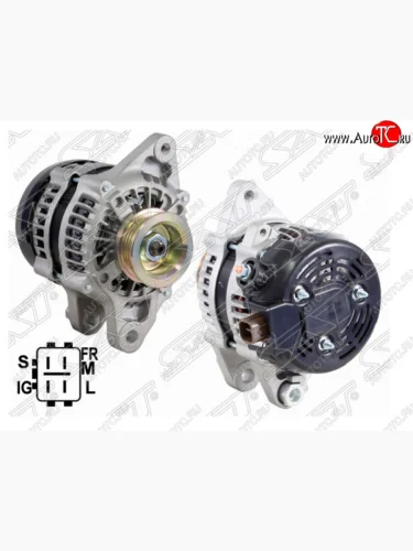 Генератор SAT (12V/70A) Toyota Corolla Fielder  E120 (2002-2006) универсал 1-ый рестайлинг, универсал 2-ой рестайлинг