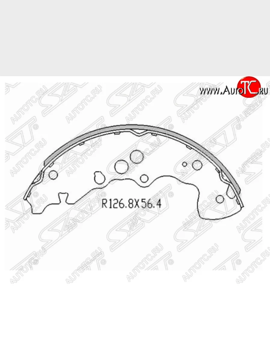 Комплект задних тормозных колодок SAT Suzuki Grand Vitara FTB03 3 двери (1997-2005)  в Керчи Республика Крым