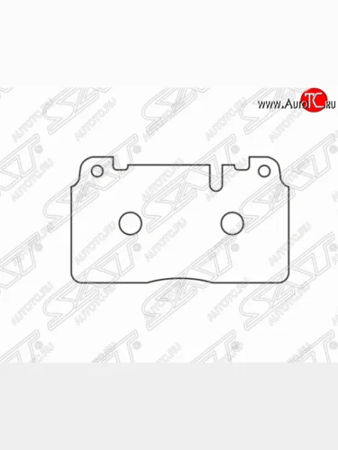 Комплект передних тормозных колодок SAT Chery QQ6 (2006-2010)