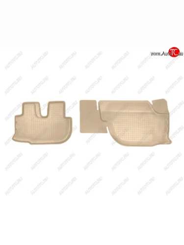 Коврики салона Norplast Unidec (Цвет: бежевый) Hyundai HD-72 (2004-2008)