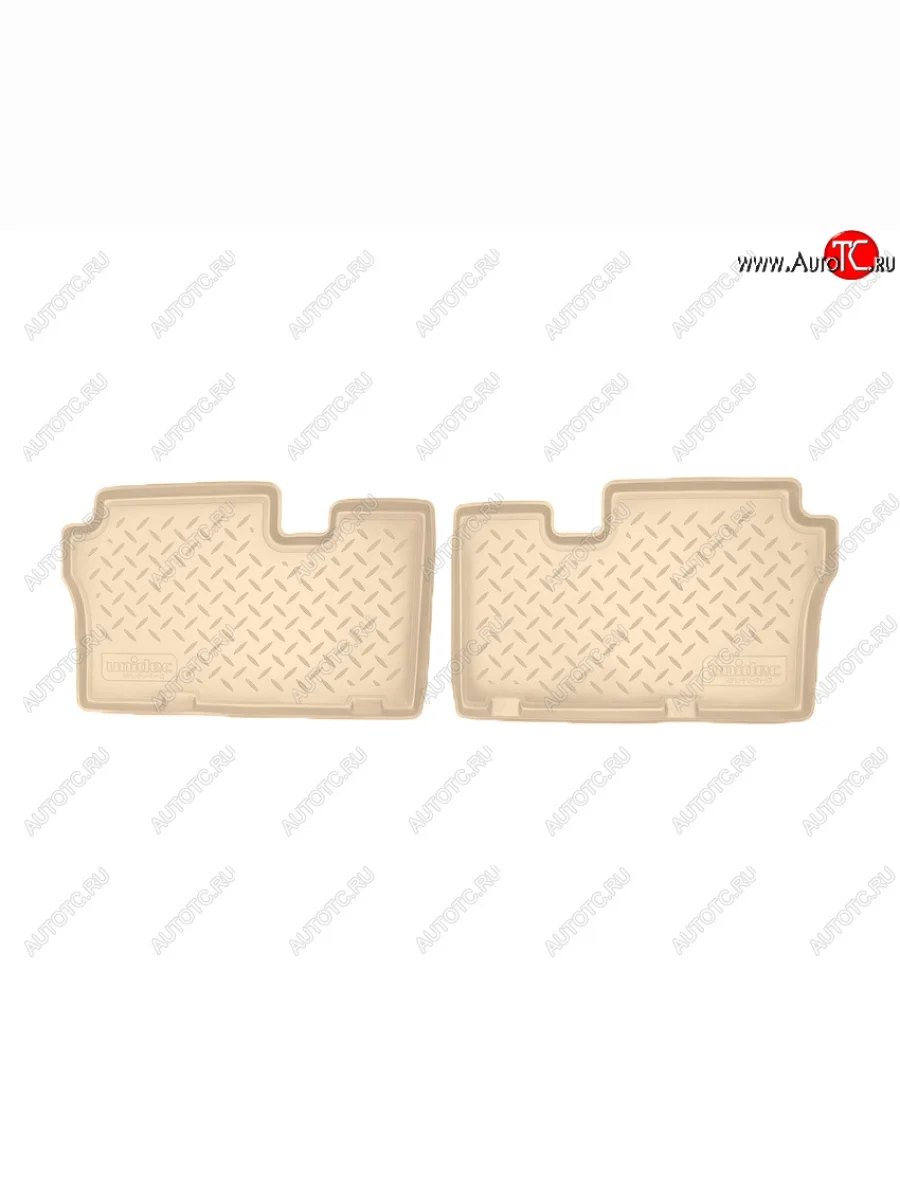 Коврики салона Norplast Unidec (3 ряд) Hyundai IX55 EN (2006-2013) (Цвет: бежевый)  в Перми Пермском крае