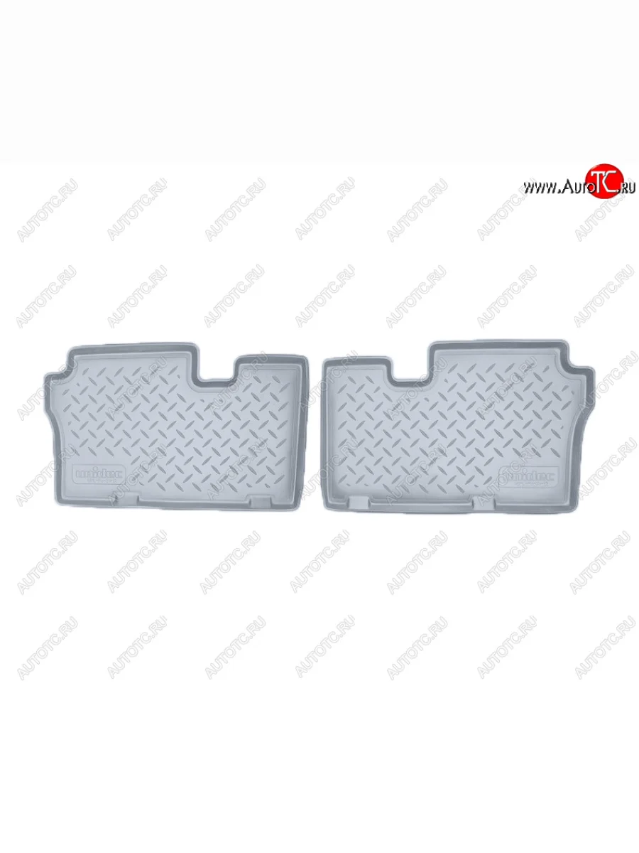 Коврики салона Norplast Unidec (3 ряд) Hyundai IX55 EN (2006-2013) (Цвет: серый)  в Керчи Республика Крым