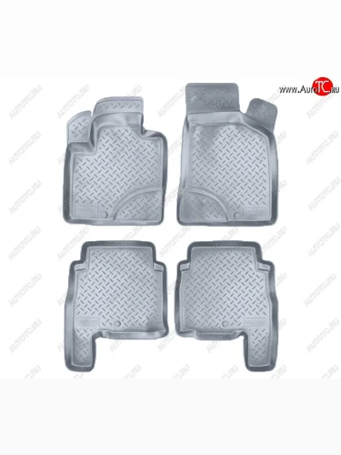 Коврики салона Norplast Unidec (Цвет: серый) Hyundai Santa Fe CM дорестайлинг (2006-2009)