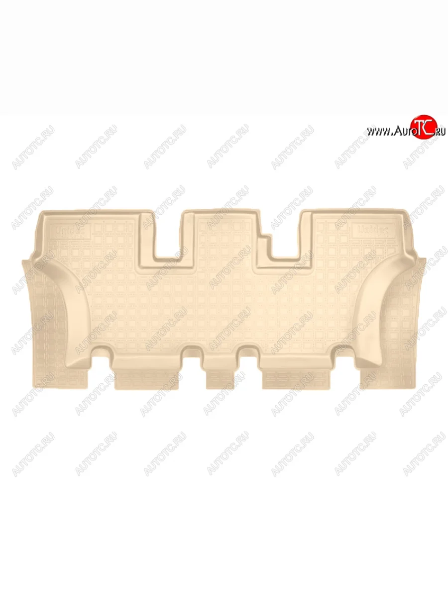 Коврики салона Norplast Unidec (3 ряд) Hyundai Santa Fe DM дорестайлинг (2012-2016) (Цвет: бежевый)  в Перми Пермском крае