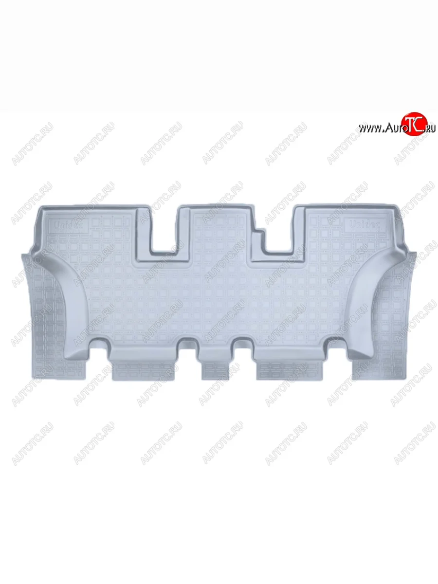 Коврики салона Norplast Unidec (3 ряд) Hyundai Santa Fe DM дорестайлинг (2012-2016) (Цвет: серый)  в Керчи Республика Крым